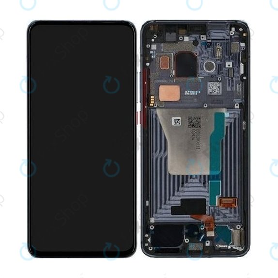 Xiaomi Pocophone F2 Pro - LCD zaslon + zaslon osjetljiv na dodir + okvir (Cyber Grey) - 56000G0J1100 Originalni servisni paket
