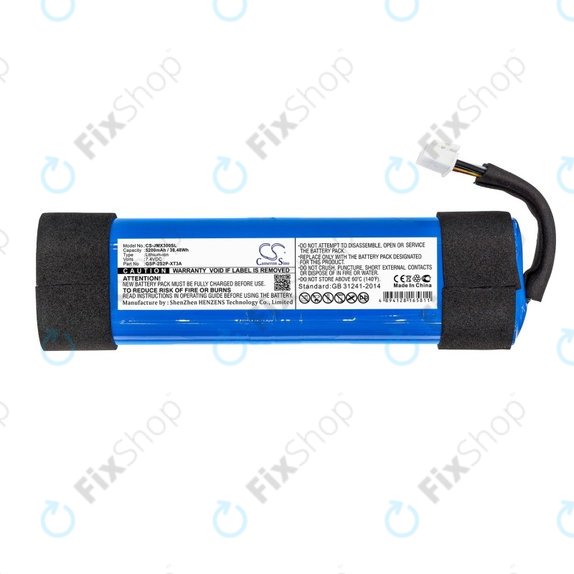 Baterija za JBL Xtreme 3, 5200mAh, Li-Ion, 7.4V, GSP-2S2P-XT3A, HQ