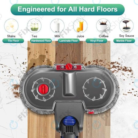 Dyson V-series, Outsize - Električna glava za brisanje sa spremnikom za vodu