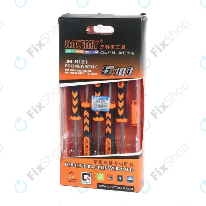Jakemy JM-8121 - Set odvijača za Apple & Samsung uređaje 5u1