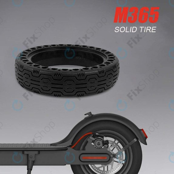 Xiaomi Mi Electric Scooter 1S, 2 M365, Essential, Pro, Pro 2 - Izdržljiva puna guma bez zračnica (Tip 2) (Black)