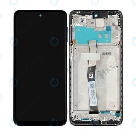 Xiaomi Redmi Note 9 Pro - LCD zaslon + zaslon osjetljiv na dodir + okvir (Glacier White) - 560002J6B200 Originalni servisni paket