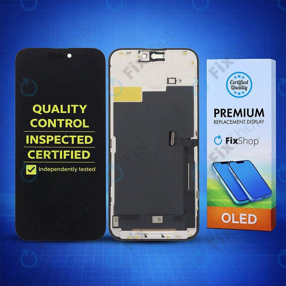 Apple iPhone 15 Pro Max - LCD zaslon + zaslon osjetljiv na dodir + okvir Hard OLED FixPremium