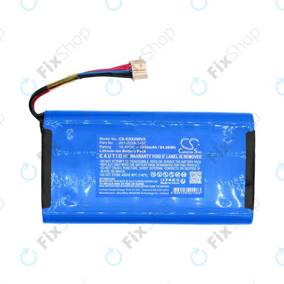 Baterija za Ecovacs Deebot X2 Omni, 5900mAh, Li-Ion, 14.4V, 201-2228-1457, HQ
