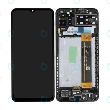 Samsung Galaxy A13 A137F - LCD zaslon + zaslon osjetljiv na dodir + okvir (crni) - GH82-29227A, GH82-29228A Originalni servisni paket