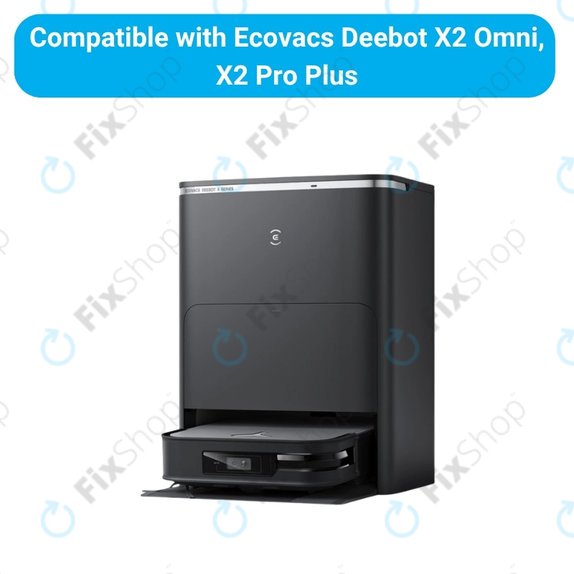 Set rezervnih dijelova za Ecovacs Deebot X2 Omni (1x Glavna četka, 2x Filter, 2x Bočna četka)