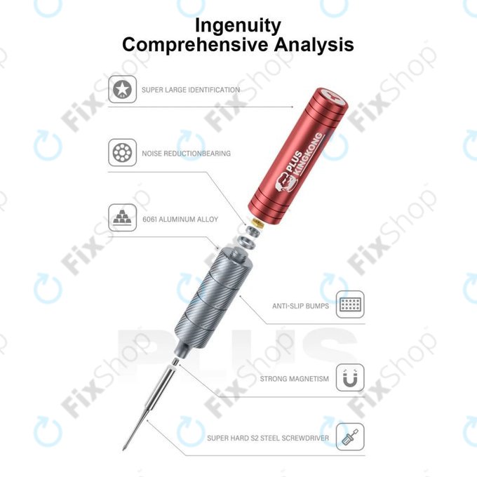 Mechanic KING KONG+ - Set odvijača Torx, Tri-point, Cross - 6 kom