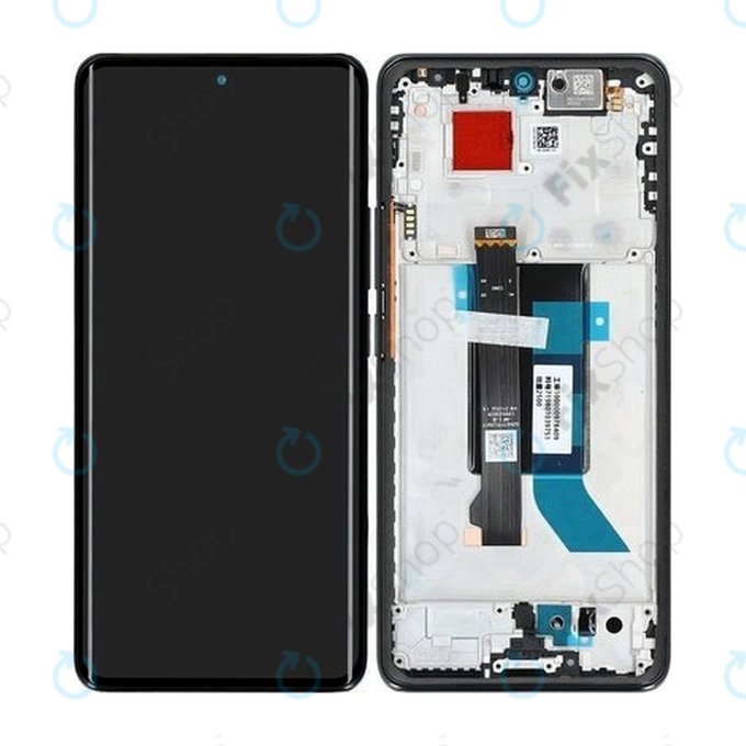 Xiaomi Poco X7 24095PCADG - LCD zaslon + zaslon osjetljiv na dodir + okvir (Black) - 5600010O16P00 Genuine Service Pack