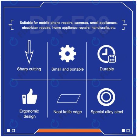 Relife DK-F90 - Pravokutne Ravne Kliješte