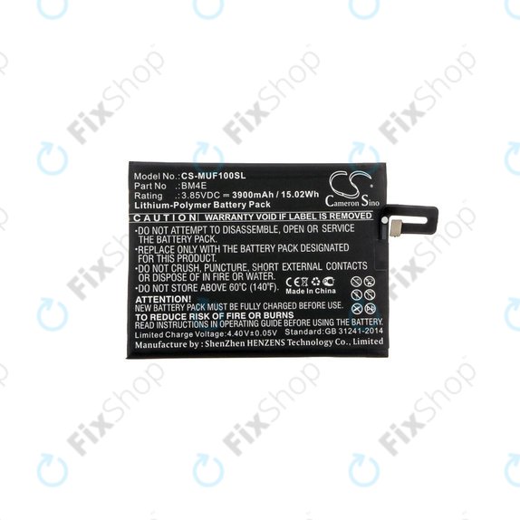 Baterija za  Pocophone M1805e10a, Pocophone Poco F1, 3900mAh, Li-Pol, 3.85 V, BM4E, HQ
