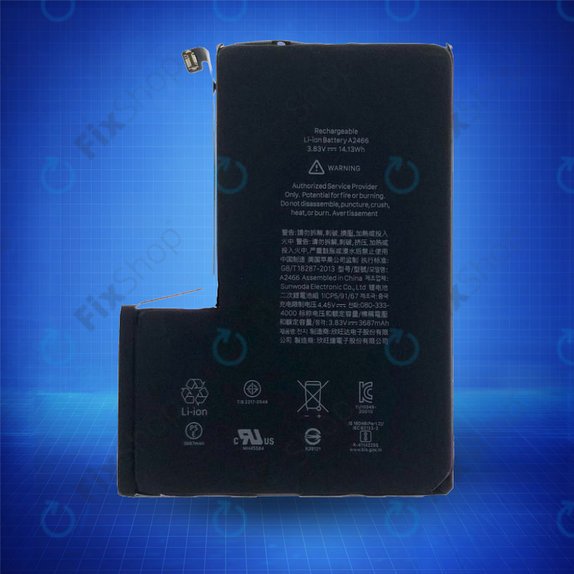 Baterija za iPhone 12 Pro Max, 3687mAh, A2466, Service Pack