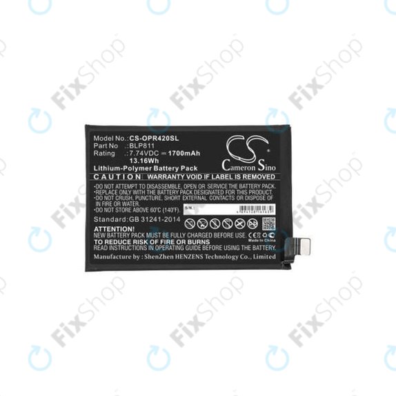 Oppo Reno 4 - Baterija BLP811 1700mAh HQ