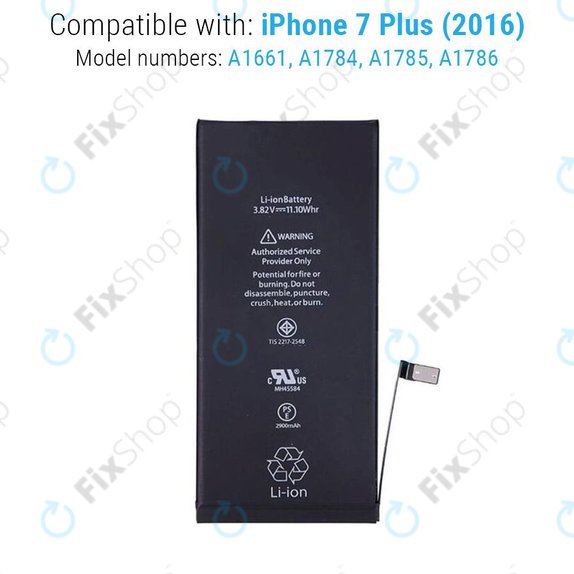 Baterija za iPhone 7 Plus, 2900mAh, Service Pack