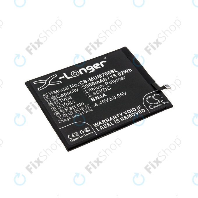 Baterija za Xiaomi Redmi Note 7, 3900mAh, Li-Pol, 3.85 V, BN4A, HQ
