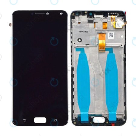 Asus ZenFone 4 Max ZC520KL - LCD zaslon + zaslon osjetljiv na dodir + okvir (crni) - 90AX00H1-R20010 Originalni servisni paket