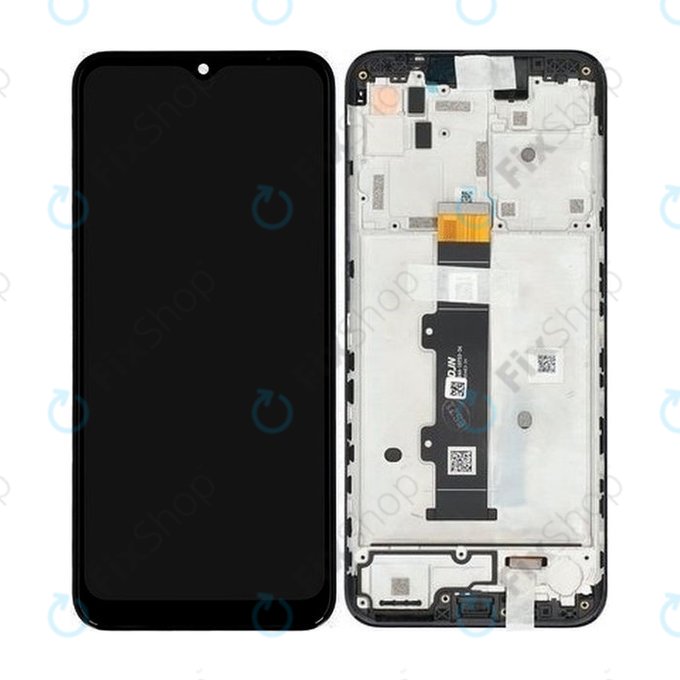 Motorola Moto G30 XT2129 - LCD zaslon + zaslon osjetljiv na dodir + okvir (Phantom Black) - 5D68C18187 Originalni servisni paket