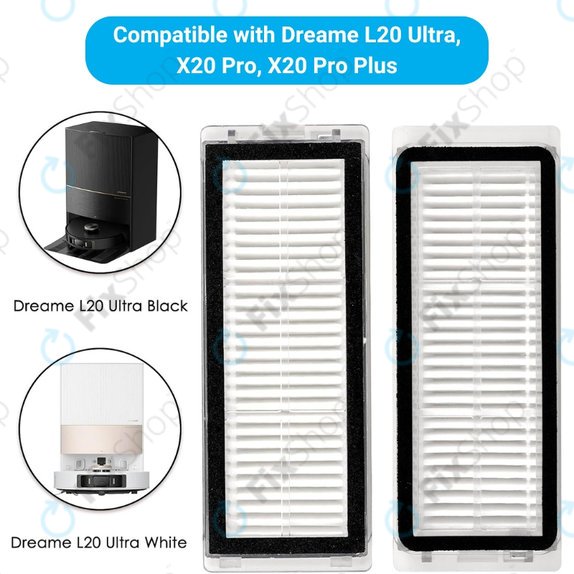 HEPA filter, 2 kom za Xiaomi Dreame L20 Ultra, X20 Pro, X20 Pro Plus