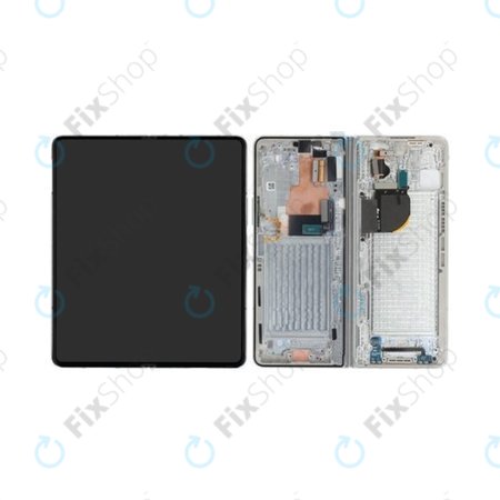 Samsung Galaxy Z Fold 5 F946B - LCD zaslon + zaslon osjetljiv na dodir + okvir (Cream) - GH82-31842B Genuine Service Pack