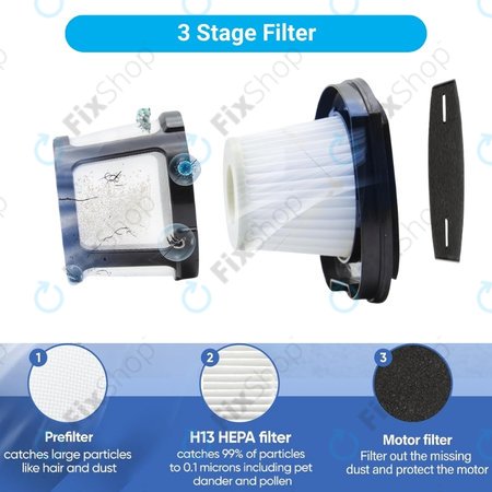 Bissell gumica za brisanje dlake kućnih ljubimaca - Filter 2579