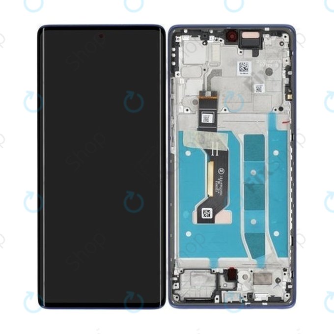 Motorola Moto G85 5G - LCD zaslon + zaslon osjetljiv na dodir + okvir (Cobalt Blue) - 5D68C24856 Genuine Service Pack