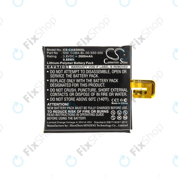 Caterpillar CAT S50 - Baterija CUBA-BL-00-S50-000 2600mAh HQ