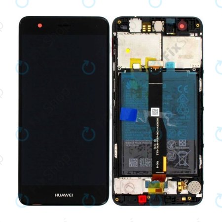 Huawei Nova - LCD zaslon + zaslon osjetljiv na dodir + okvir + Baterija (Black) - 02351CKD, 02350YRH Genuine Service Pack