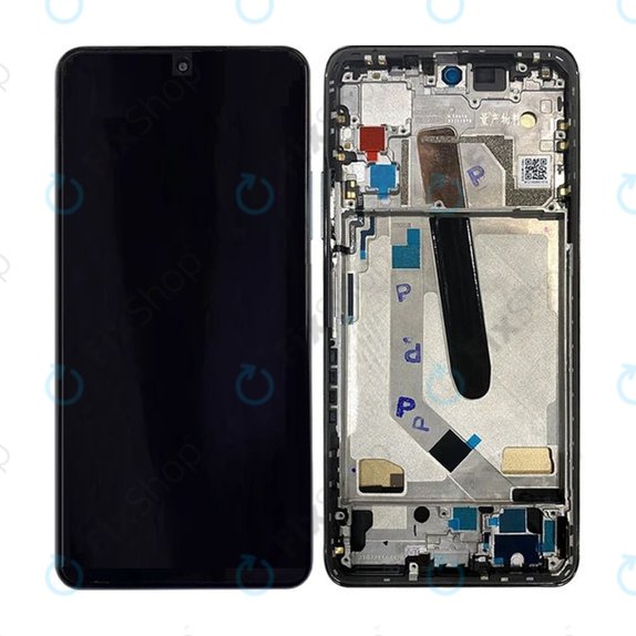 Xiaomi Mi 11i M2012K11G - LCD zaslon + zaslon osjetljiv na dodir + okvir (Black) TFT