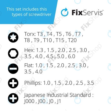 Jakemy JM-8126 - Set izmjenjivih odvijača 58 u 1