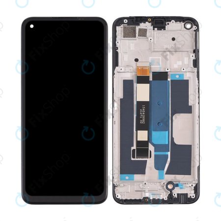 Realme 8 5G RMX3241 - LCD zaslon + zaslon osjetljiv na dodir + okvir (Supersonic Black) TFT