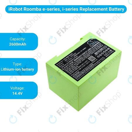 iRobot Roomba e-series, i-series - Baterija ABL-D1, 4624864, ABL-D2 2600mAh HQ