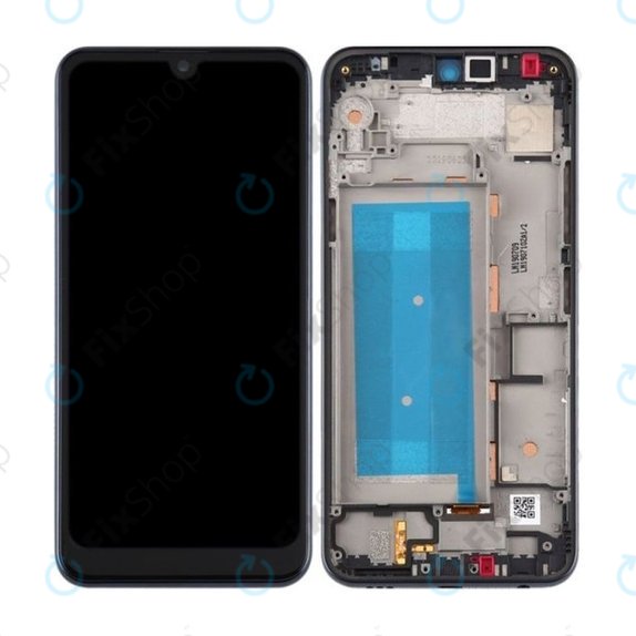 LG Q60 X525 - LCD zaslon + zaslon osjetljiv na dodir + okvir (Blue) Single Sim TFT