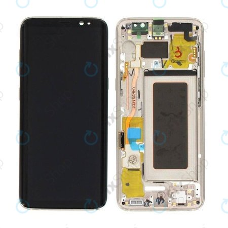 Samsung Galaxy S8 G950F - LCD zaslon + zaslon osjetljiv na dodir + okvir (javorovo zlato) - GH97-20457F, GH97-20473F, GH97-20458F, GH97-20629F Originalni servisni paket