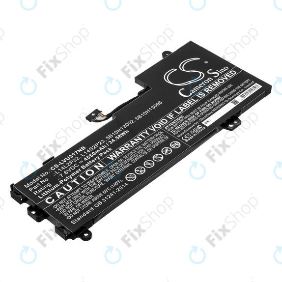 Baterija za Lenovo E31-80, Ideapad 510s-13, 4550mAh, Li-Pol, 7.6V, 5B10H13092, HQ