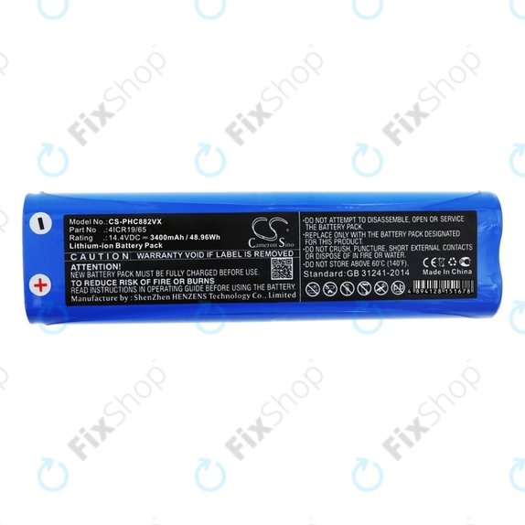 Philips SmartPro Active - Baterija 4ICR19/65 Li-Ion 14.4V 3400mAh HQ