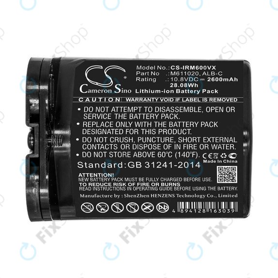 iRobot Braava jet m6 - Baterija ALB-C, M611020 2600mAh HQ