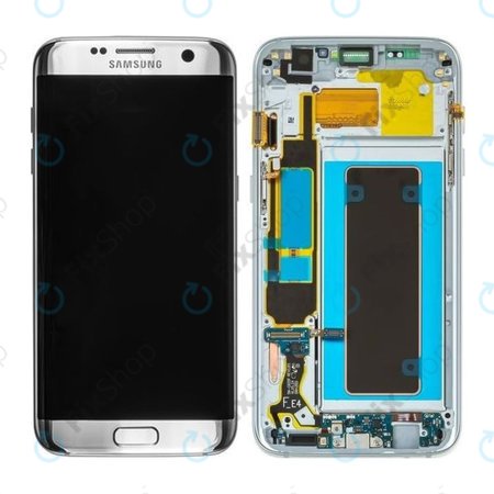 Samsung Galaxy S7 Edge G935F - LCD zaslon + zaslon osjetljiv na dodir + okvir (srebrni) - GH97-18533B, GH97-18594B, GH97-18767B Originalni servisni paket