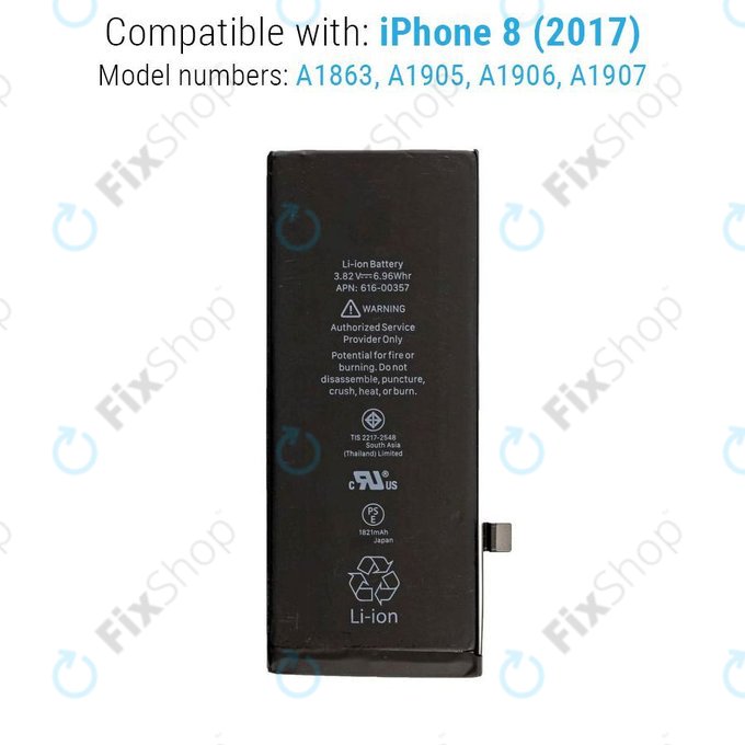 Apple iPhone 8 - Baterija 1821mAh FixPremium
