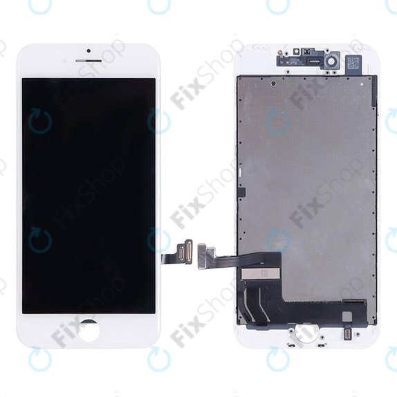 Zaslon za iPhone 7, White, Dodirni ekran s okvirom, Refurbished