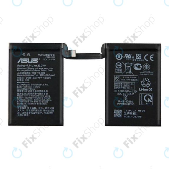 Asus ROG Phone 5 ZS673KS - Baterija C21P2001 - 0B200-03920400 Originalni servisni paket