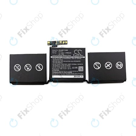 Apple MacBook Pro 13" A1708 (krajem 2016. - Sredinom 2017.) - Baterija A1713 4700 mAh HQ