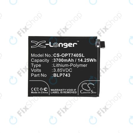 OnePlus 7T - Baterija BLP743 3700mAh HQ