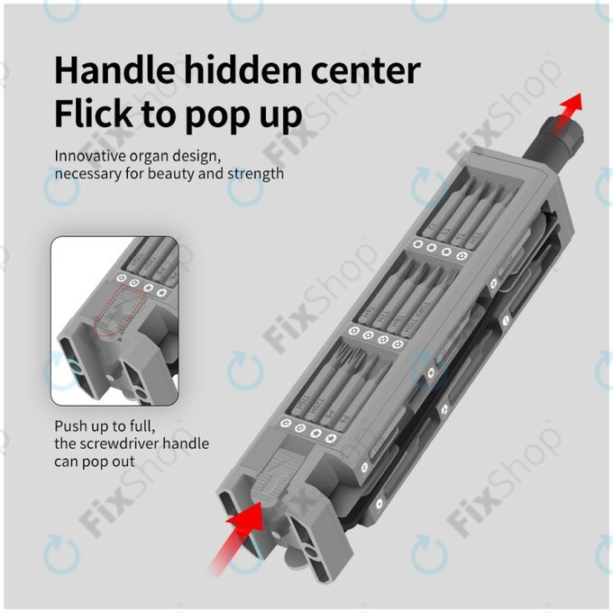 Kingsdun - Set preciznih odvijača za popravak telefona i računala 44u1
