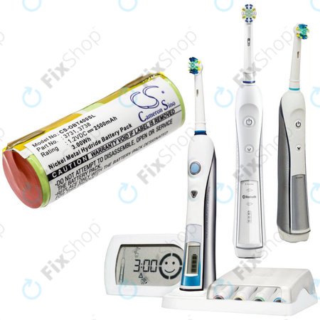 Baterija za Oral-B Professional Care, Triumph, 2500mAh, Ni-MH, 1.2V, 3731, HQ