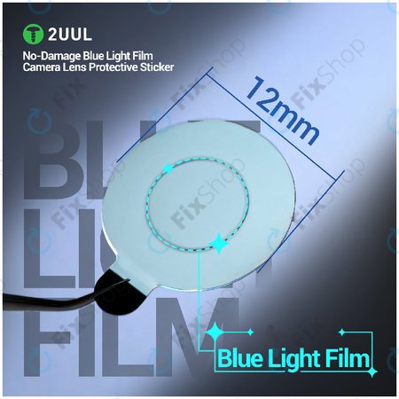 Zaštitne naljepnice za leću kamere (filter plavog svjetla), 2UUL DA33, 500kom/pak
