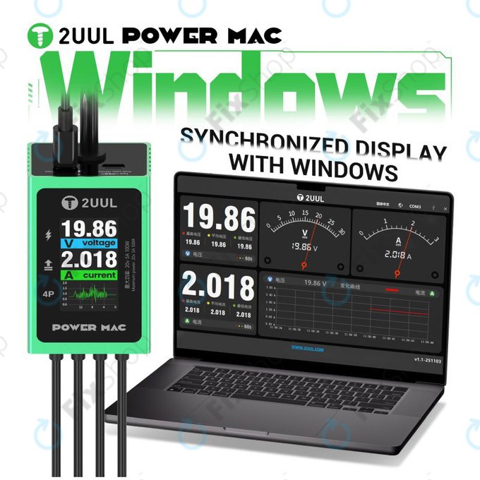 Dijagnostički kabel za napajanje sa zaslonom za prijenosna računala, 2UUL PW08