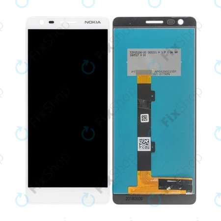 Nokia 3.1 - LCD zaslon + zaslon osjetljiv na dodir (White) TFT