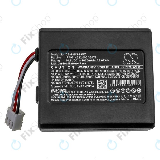Philips SmartPro Easy - Baterija IP797, 4322 005 38072 Li-Ion 10.8V 2600mAh HQ