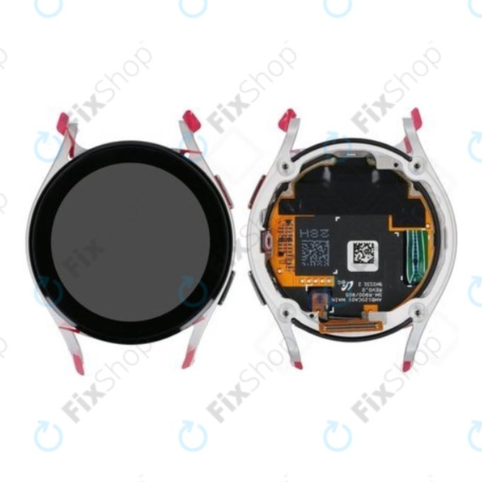Samsung Galaxy Watch 5 40 mm R900 - LCD zaslon + zaslon osjetljiv na dodir + okvir (srebrni) - GH82-30040C Originalni servisni paket