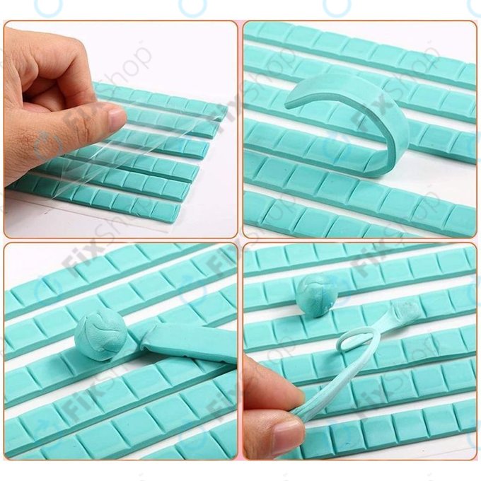 Glina za ljepilo za čišćenje telefona i slušalica (6 pruga)