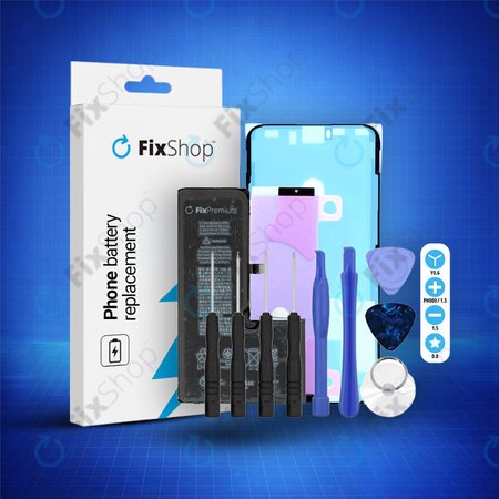 Apple iPhone XS - Baterija 2658mAh FixPremium + Ljepilo za baterije + Ljepilo za LCD + Set alata - Multipack